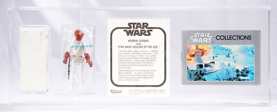 1983 Admiral Ackbar Kenner Mail Away complete CAS 85 not AFA