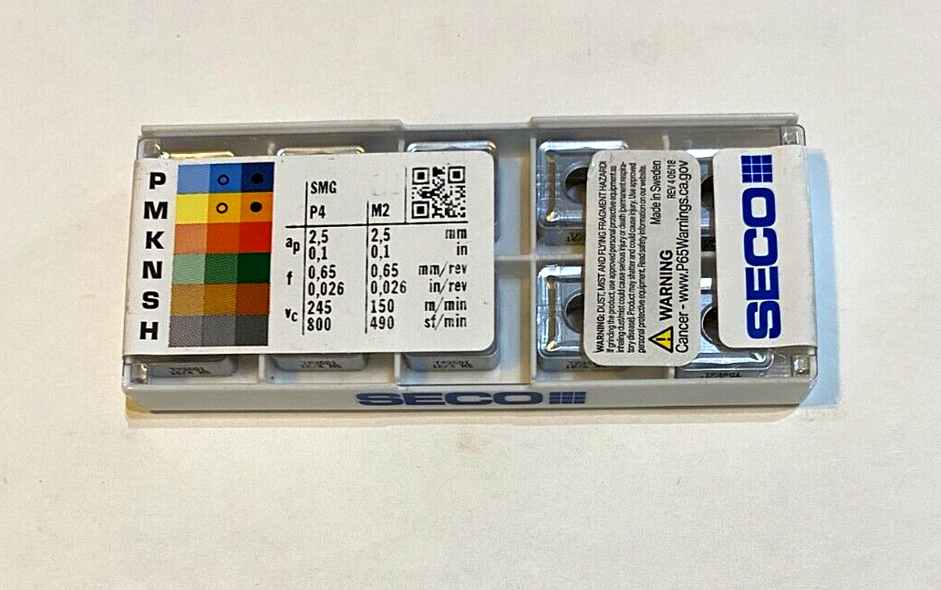 SECO SNMG120416/SNMG434-M5 TP3501 *** 10 INSERTS *** 1 SECO SNMG120416/SNMG434-M5 TP3501 *** 10 INSERTS *** 1