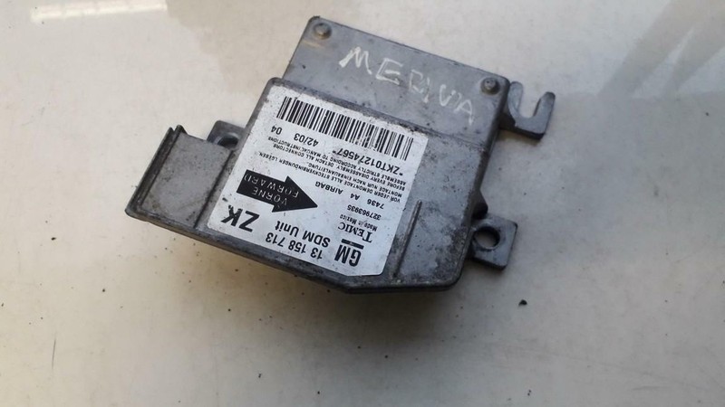13158713zk 327963935  Airbag Crash Sensors Module Opel Meriva 2004 Fr712826-67