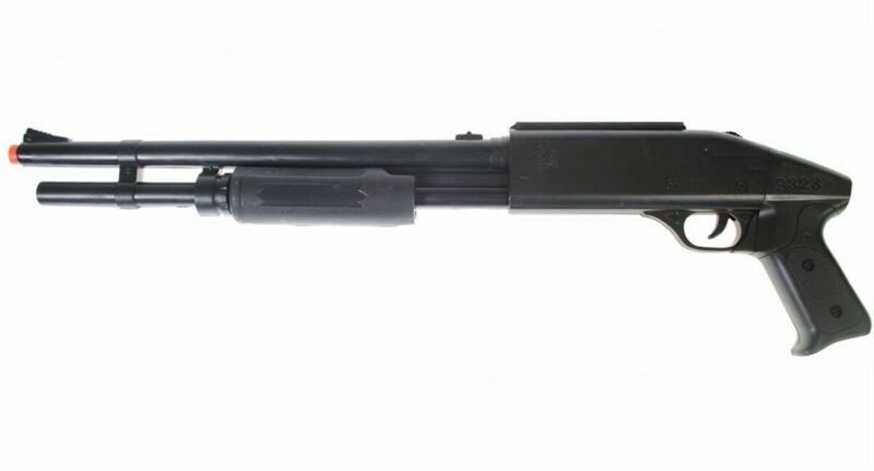 250 FPS D.O.A. Spring Power PUMP Action Tactical Shotgun Airsoft Gun Rifle + BBs