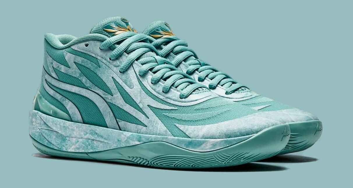 Puma MB.02 Lamelo Ball Lunar New Year Jade Lake Green Team Puma MB.02 Lamelo Ball Lunar New Year Jade Lake Green Team