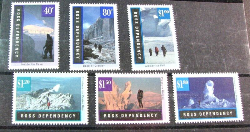 New Zealand-ross Dependency Scott# L37-l42 Antarctic Landscapes 1996 Mnh L550
