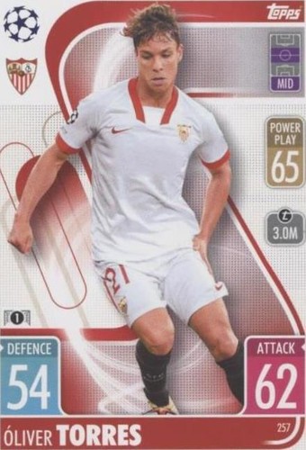 2021-22 Topps Match Attax UCL Oliver Torres #257
