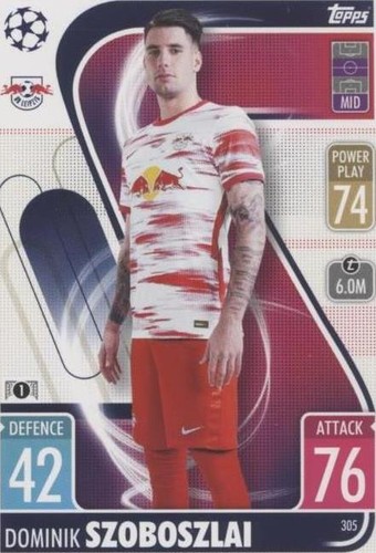 Match Attax 2024 2025 24/25 Chrome Shield Dominik Szoboszlai