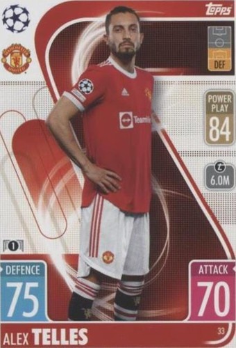 2021-22 Topps Match Attax UCL Alex Telles #33