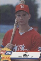 1993 Fleer ProCards Minor League - Dan Held #3148
