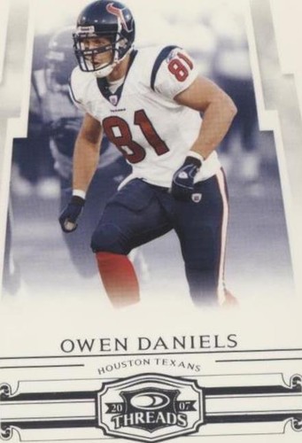 2007 Donruss Threads Owen Daniels #129