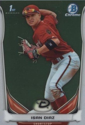 2014 Bowman Draft - Isan Diaz #CDP75