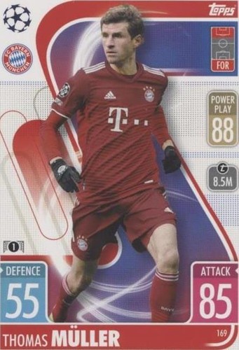 2021-22 Topps Match Attax UCL Thomas Müller #169