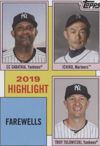 2020 Topps Throwback Thursday #TBT - C.C. Sabathia Ichiro Suzuki Troy Tulowitzki #16