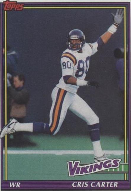 Topps Cris Carter #386 1991
