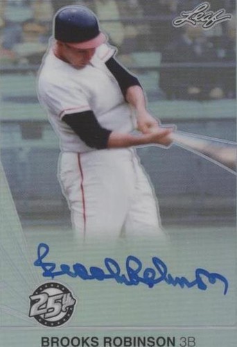 2015 Leaf 25th Baseball - Brooks Robinson #BA-BR2