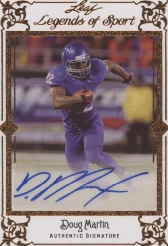 2012 Leaf Legends of Sport Doug Martin #BA-DM3