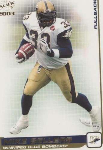 2003 Pacific CFL Mike Sellers #108