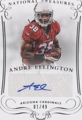 2014 Panini National Treasures Andre Ellington #S-AE