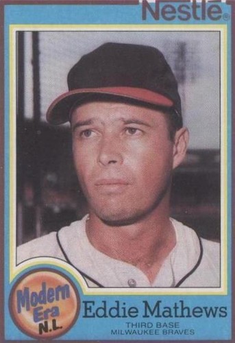1987 Topps Nestlé All-Time Dream Team - Eddie Mathews #25