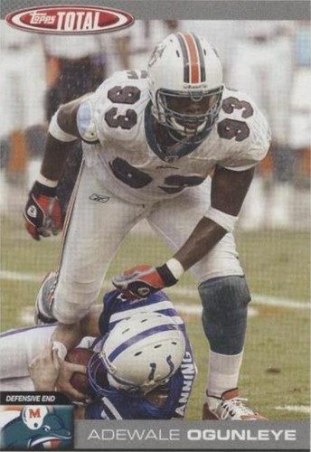 2004 Topps Total Adewale Ogunleye #144