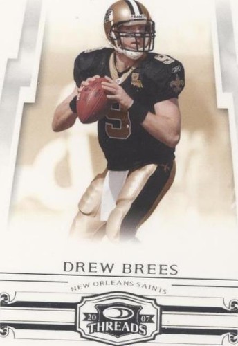 2007 Donruss Threads Drew Brees #29