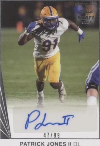 2021 Leaf Ultimate Draft Patrick Jones II #BA-PJ2