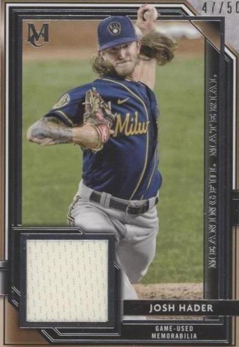 2021 Topps Museum Collection - Josh Hader #MMR-JH