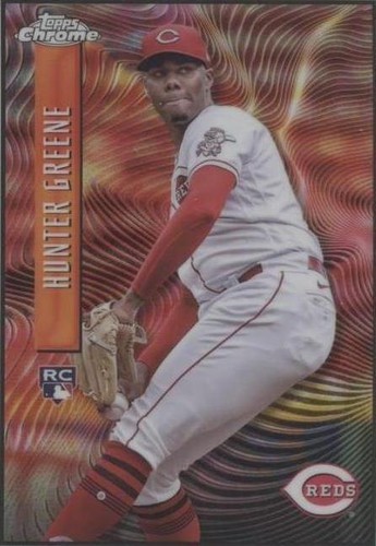 2022 TOPPS CHROME SONIC YOUTHQUAKE HUNTER GREENE RC REDS | eBay