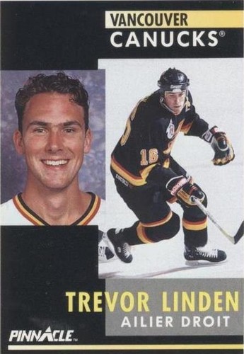 1991-92 Pinnacle French - Trevor Linden #2