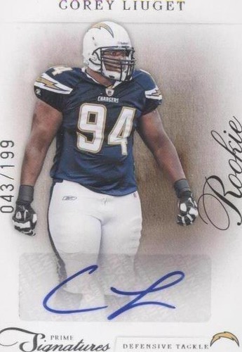 2011 Panini Prime Signatures Corey Liuget #185
