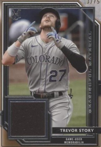 TOPPS MLBカード MUSEUM COLLECTION TREVOR STORY ROCKIES 03/10 #MMR-TST 送料無料 中古 IT2 2021 Topps Museum Collection - Meaningful Material Relics