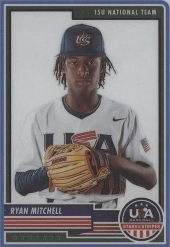 2023 Panini USA Baseball Stars & Stripes - Ryan Mitchell #34