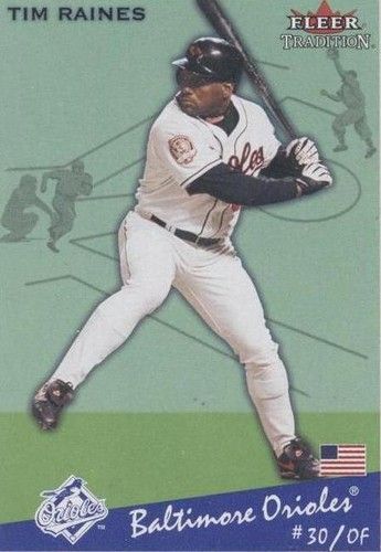 2002 Fleer Tradition - Tim Raines #87