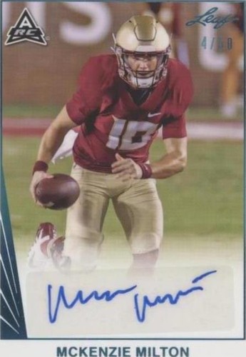 2021 Leaf Memories McKenzie Milton #BA-MM2