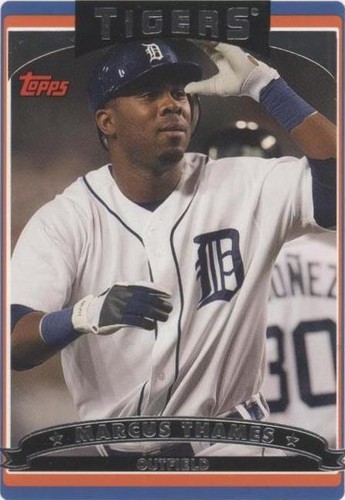 2006 Topps Updates & Highlights - Marcus Thames #UH60