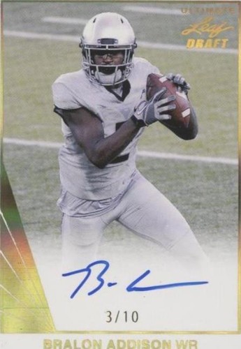 2016 Leaf Ultimate Draft Bralon Addison #BA-BA1