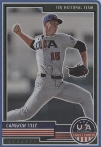 2023 Panini USA Stars & Stripes #60 Cameron Tilly Red, White