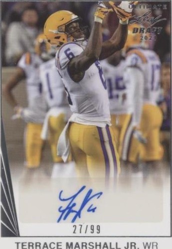 2021 Leaf Ultimate Draft Terrace Marshall Jr. #BA-TMJ