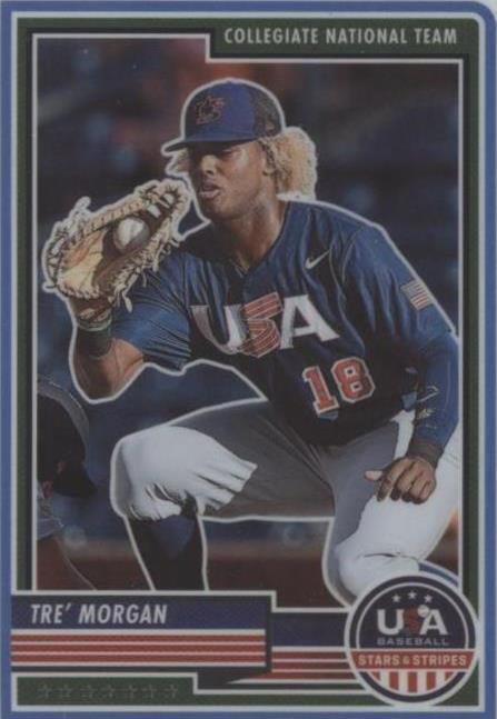 2023 Panini USA Baseball Stars & Stripes - Tre' Morgan #78