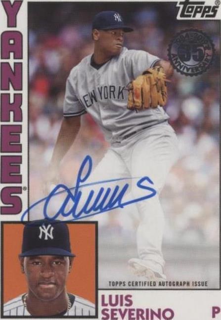 2019 Topps - Luis Severino #84A-LS
