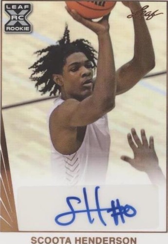 2021-22 Leaf Memories - Scoot Henderson #BA-SH1