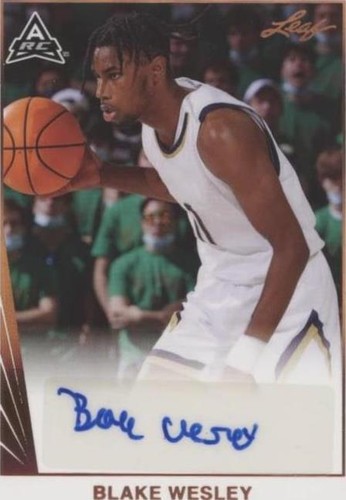 2021-22 Leaf Memories - Blake Wesley #BA-BW1