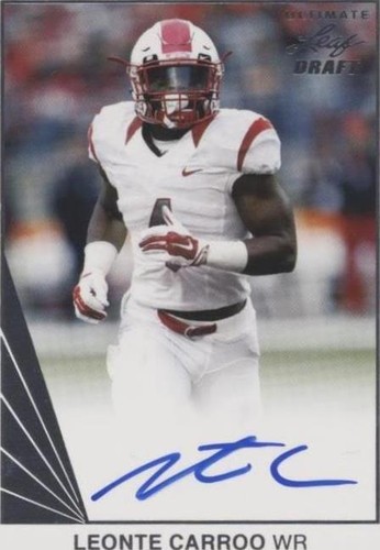 2016 Leaf Ultimate Draft Leonte Carroo #BA-LC1