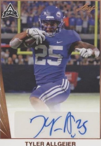 2021 Leaf Memories Tyler Allgeier #BA-TA1