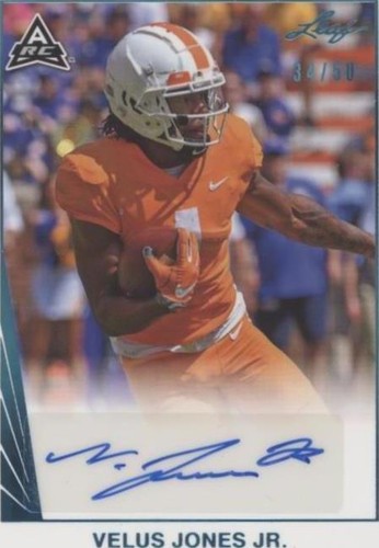 2021 Leaf Memories Velus Jones Jr. #BA-VJJ