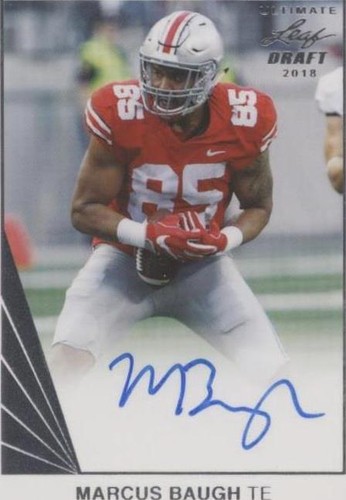 2018 Leaf Ultimate Draft Marcus Baugh #BA-MB1
