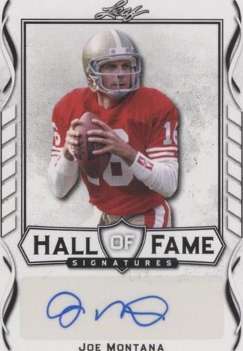 2021 Leaf Signature Joe Montana #HOF-JM1