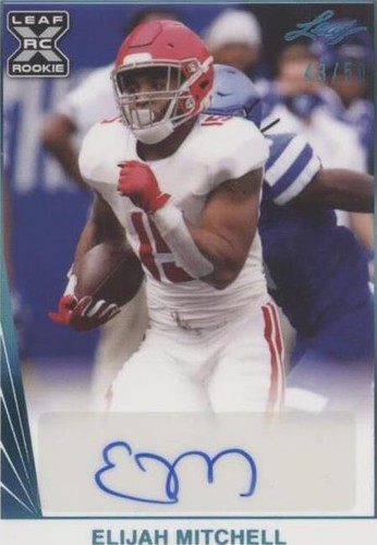 2021 Leaf Memories Elijah Mitchell #BA-EM1