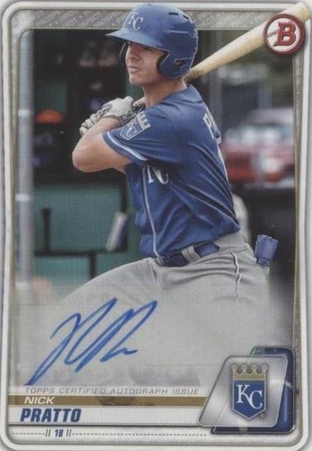 2020 Bowman - Nick Pratto #PA-NP