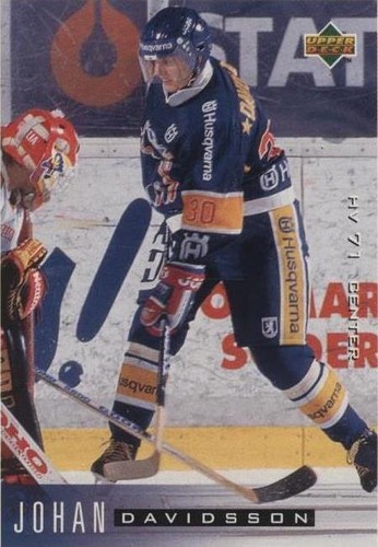 1995-96 Upper Deck Swedish - Johan Davidsson #86