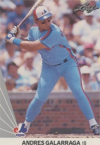 1990 Leaf - Andres Galarraga #450
