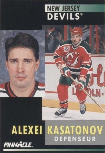 1991-92 Pinnacle French - Alexei Kasatonov #255