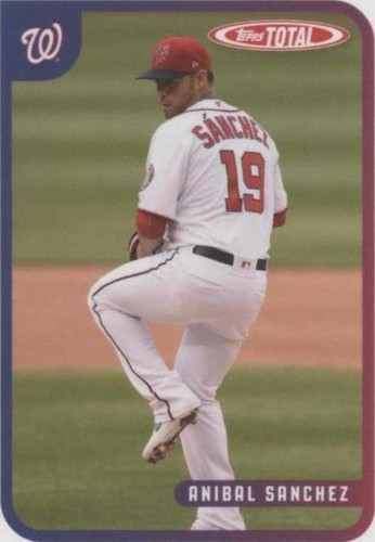2020 Topps Total - Anibal Sanchez #180